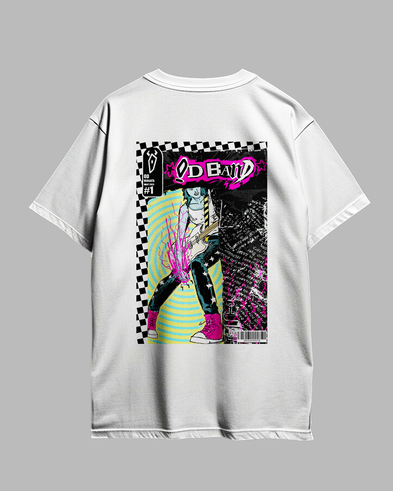 OD Band - Comic Cover White Tee