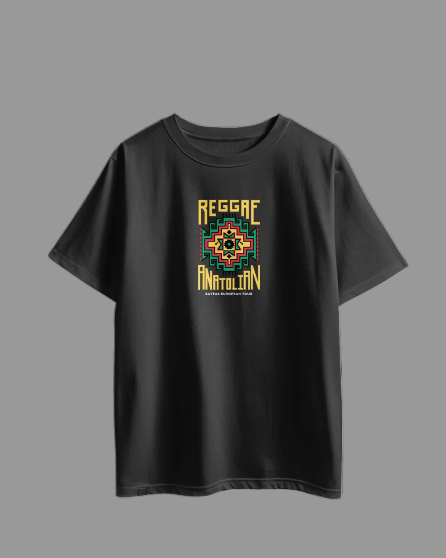 Sattas - "Reggae Anatolian" Black Tee
