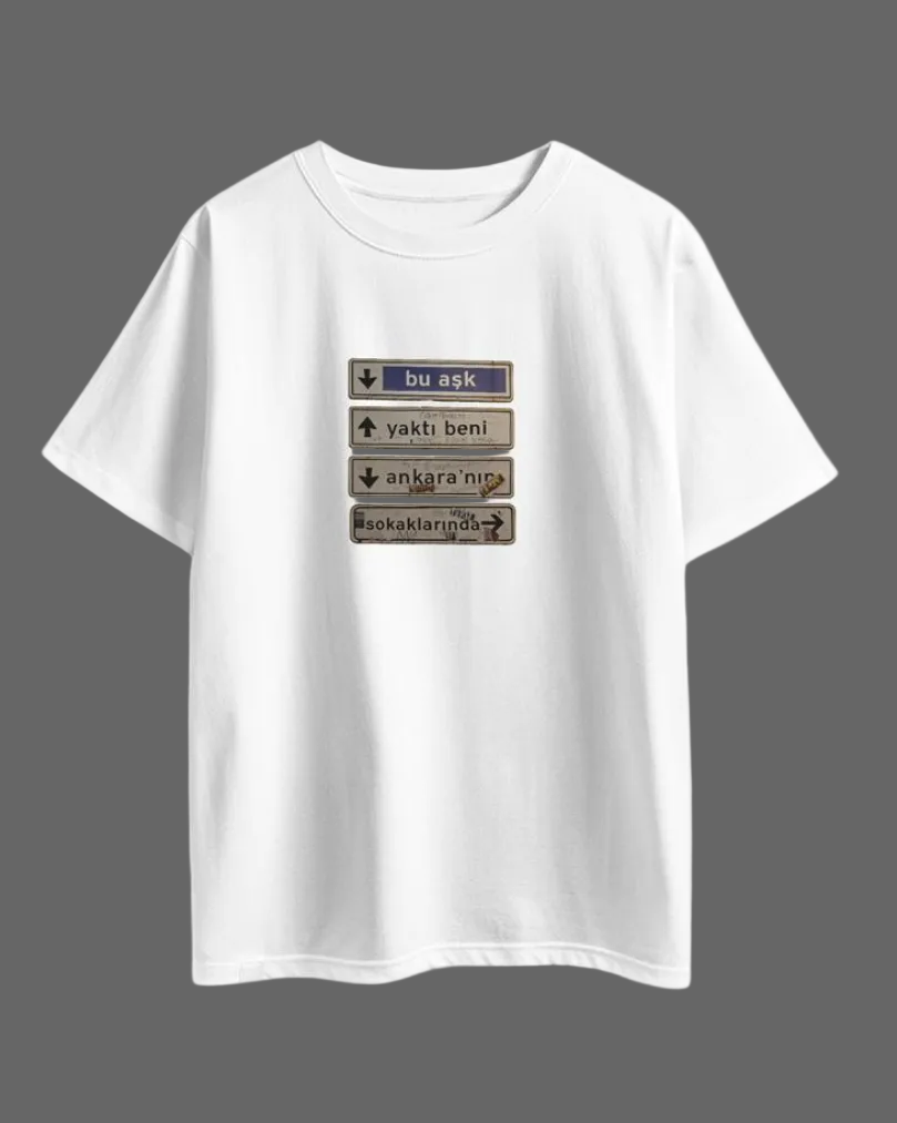 Batu Akdeniz - "Ankara'nın Sokaklarında" White Tee